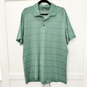 LULULEMON | Green Polo Shirt Size XL
